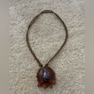 Third Eye Pinecone - Amethyst Necklace
